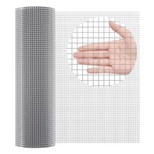 Hardware Cloth 1/2" 36in x 100ft 19 Ga Galvanized Wire Mesh Roll Chicken Fencing
