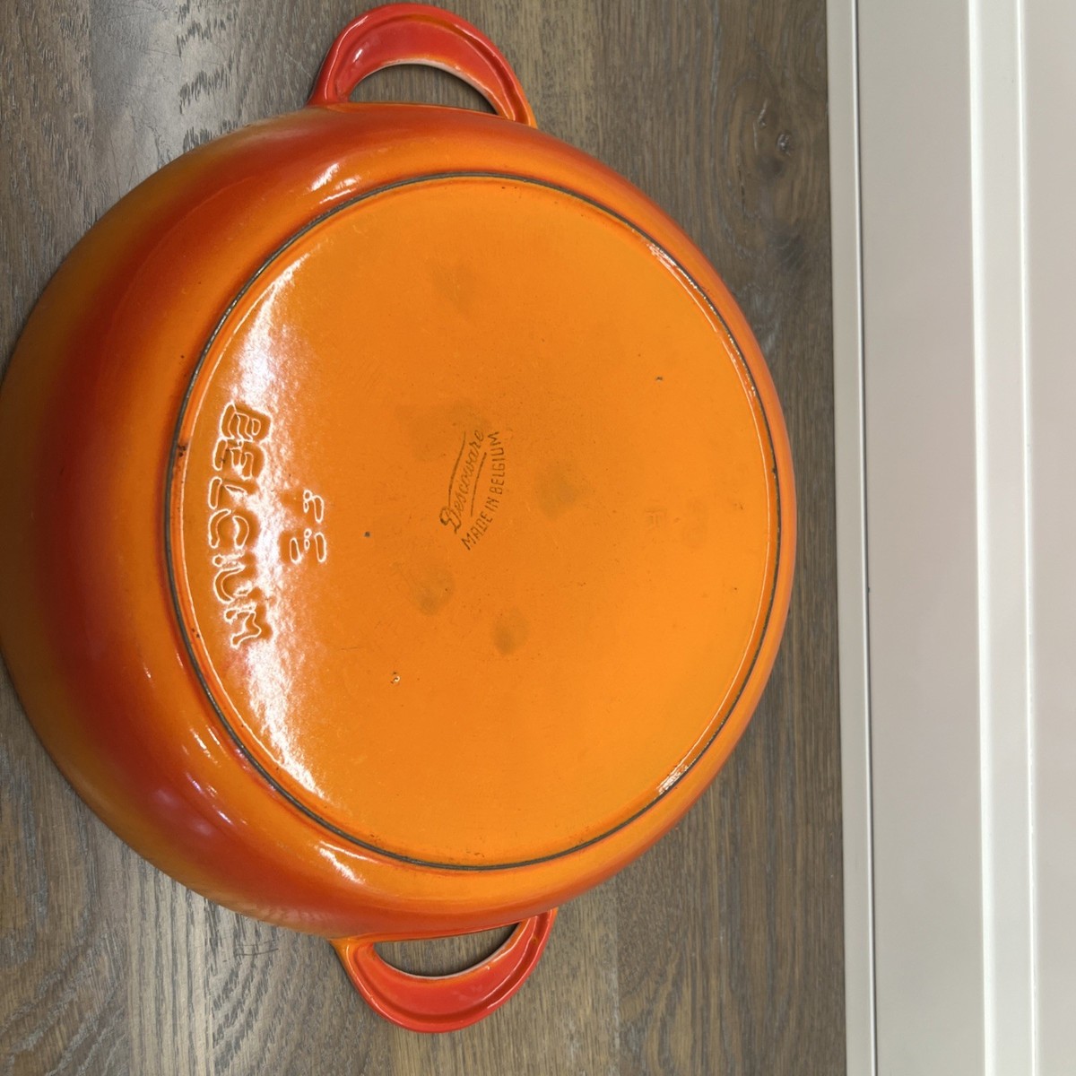 DESCOWARE Belgium 97 30 R FE W/Lid Enamel Cast Iron Casserole