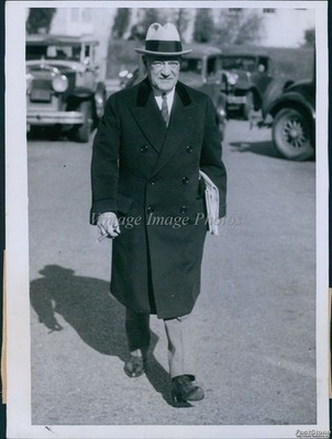 1932 Sen Robert Wagner (D-Ny) Re-Elected By Largest Majority Politics Photo 6x8