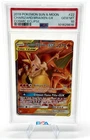 PSA 10 - CHARIZARD & BRAIXEN GX #22 SUN & MOON COSMIC ECLIPSE 2019 POKEMON