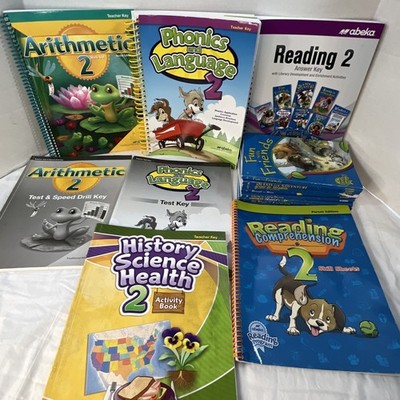Abeka 2nd Grade 2 Lot Of Teacher Keys & Student Readers See Full Description