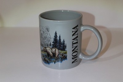 Sansegal Everyware Montana Brown Bear 10 oz Ceramic Coffee Mug
