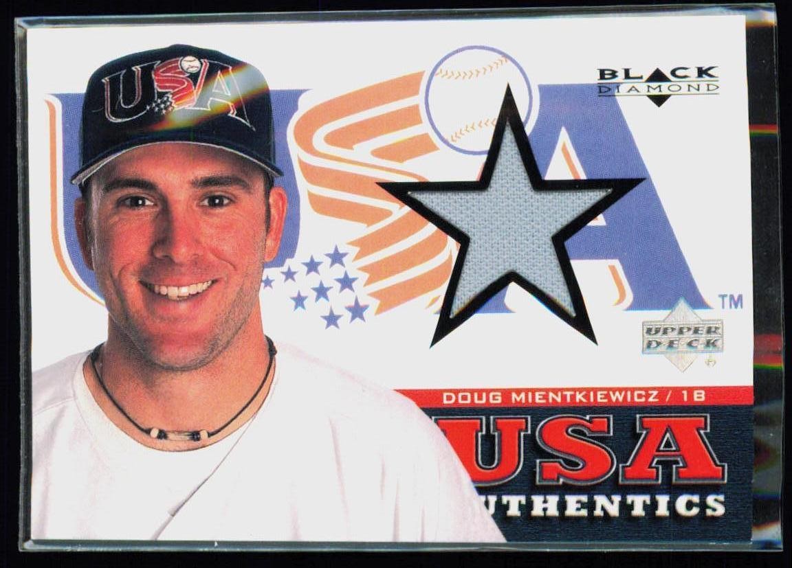 Doug Mientkiewicz 2000 Upper Deck Black Diamond Rookie Edition Jersey #154