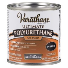 Varathane Semi-Gloss Clear Oil-Based Polyurethane 0.5 Pt. Pack Of 4