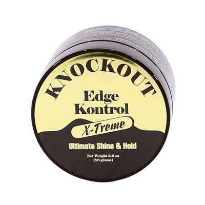 KNOCKOUT hair edge control x-treme_edge kontrol_ultimate shine & hold 3oz(88 g)