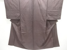 7699131: JAPANESE KIMONO / ANTIQUE MENS ENSEMBLE KIMONO / SILK / HAND WOVEN TSUM