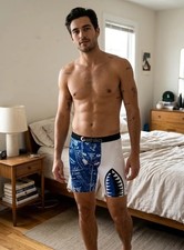 Ethika The Staple War Plane Shark Stretch Men Long Breathable Underpant - Medium