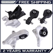 5In1 Engine Mount Set For 15-17 Honda Crv Cr-V 2.4L Automatic Motor Mount Kit US