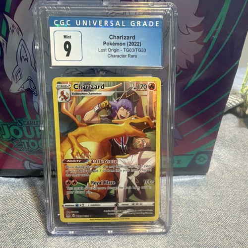 Charizard graded CGC 9 for sale on eBay