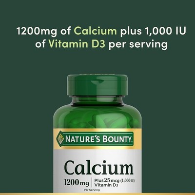 Nature's Bounty Calcium 1200mg 120 Caps