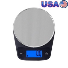 Báscula de cocina digital impermeable IPX6 precisión 0,01 oz función de tara fácil limpieza