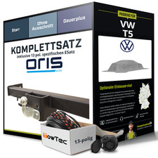 Für VW T5 Pritsche,Fahrgestell Anhängerkupplung starr +eSatz 13pol 09-15 NEU