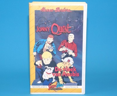 VHS HANNA-BARBERA JONNY QUEST DE VLOEK VAN ANUBIS 1964 PAL DUTCH 1992 GOODVIE...