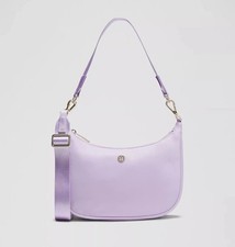Lululemon City Essentials Small Shoulder Bag 3L Lavender Frost W/ Gold Hardware