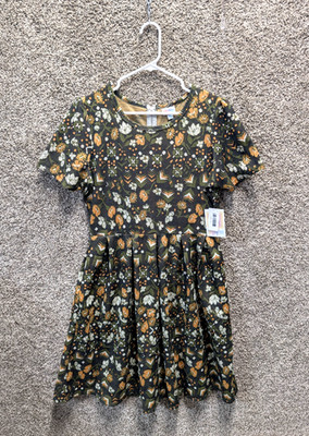 Women's LuLaRoe Amelia Fit & Flare Dress - 2XL  Cottagecore w/ Pockets