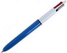 BIC 4-Colour 725419 Retractable 4�Colours Ballpoint Pen, 0.4�mm - multi-colour