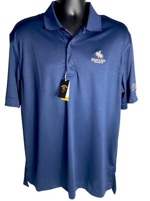 Monterey Club Palm Aire Country Club FL Polo Golf Shirt Navy Blue Men's LG  NEW | eBay