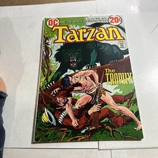 TARZAN #218 (1973) Kubert Cover & Art - DC Vintage Comic glossy 6.5