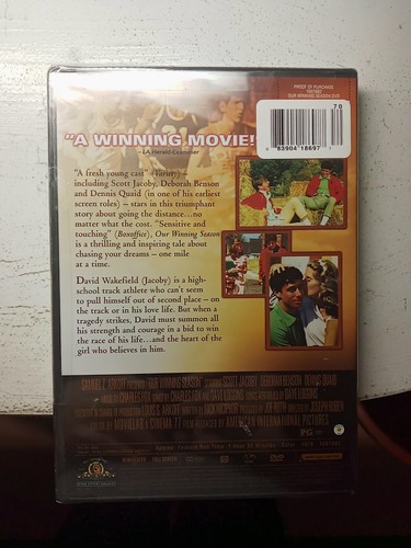 Our Winning Season (DVD, 1978) New (B33) - Foto 2 di 2