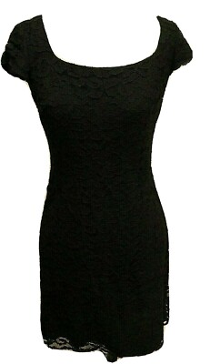 Ann Taylor Dress Women's Size 2P Black Lace Party Cocktail Graduation  Petites | eBay