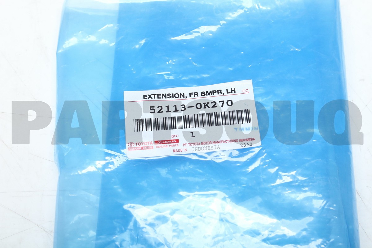 521130K270 Genuine Toyota EXTENSION, FR 52113-0K270 | eBay