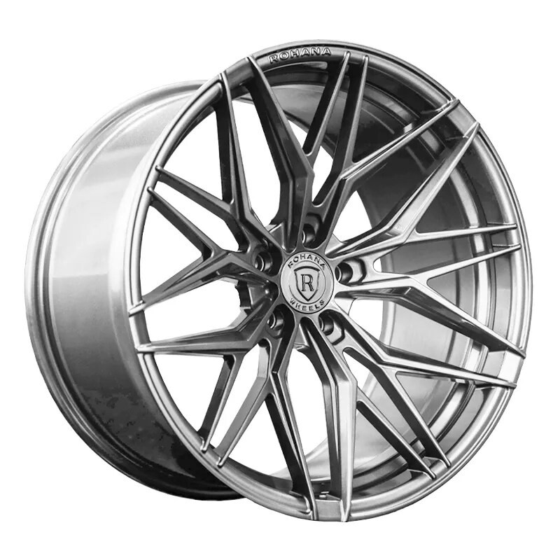 ROHANA RFX17 BRUSHED TITANIUM WHEELS FOR CORVETTE C7 Z51 STINGRAY
