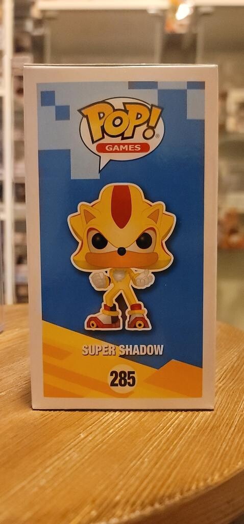 Funko Pop Games Sega Sonic The Hedgehog E3 2018 #285 Super Shadow 1500 Pc Le New
