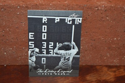 THE LIVING LEGEND PETE ROSE LEAF # 25 TRADING CARD 2012