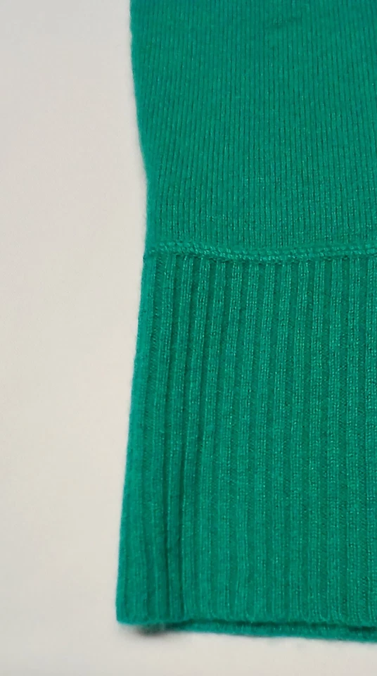 Suéter de cachemir verde sin mangas A. Giannetti para mujer talla mediana  Foto 2 de 4