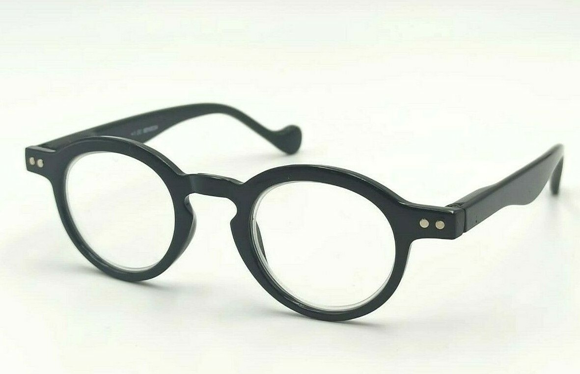 Occhiali Da Vista In Acetato Rotondi Fatti A Mano Di Stile - Foto 8