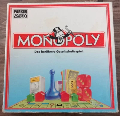 Brettspiel Monopoly Gesellschaftsspiel Parker Familienspiel DM-Version - Bild 1 von 4