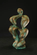 sculpture plastic art statue Athlete unique sign Prof em A. Loeschner-Gornau