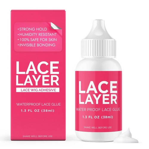 Lace Layer Lace Wig Glue Waterproof Invisible Strong Hold Bonding Adhesive 1.3oz - Picture 1 of 9