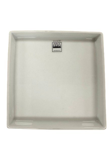 ASA Selection Germany White Porcelain Square Plate 6