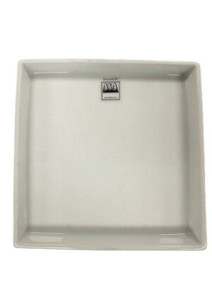 ASA Selection Germany White Porcelain Square Plate 6'' x 6'' x 3/4''