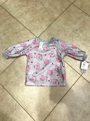 2pcs Girls Gray Cat Outfits Set Pajamas Sleepwear Nightwear - 3T - Picture 2 of 5