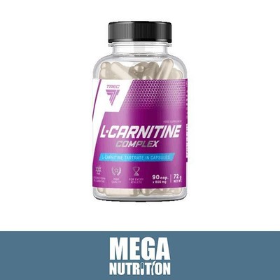 Trec Nutrition L-Carnitin Komplex Vitamin B6, Chromhilfe Fettabbau 90 Kapseln