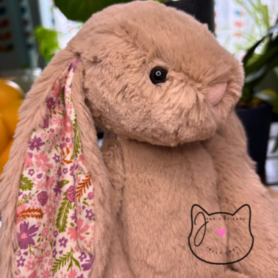 Jellycat BLOSSOM BEIGE BUNNY 'Petal' MEDIUM New BNWT Soft Plush