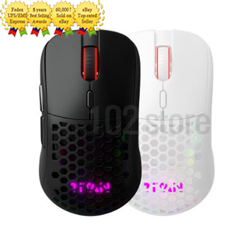 Xenics TITAN GX AIR Wireless Gaming Mouse Max 19000DPI PAW3370 2 L.O.D 6 Button