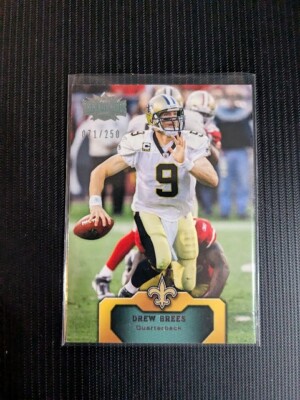 2011 Topps Triple Threads EMERALD #10 Drew Brees /250 SAINTS!