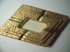 MCM/ Hollywood Regency 22 K Weeping Gold Set Of Ashtrays