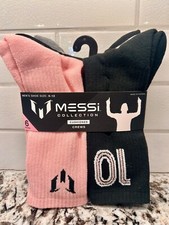 MESSI Collection Cushioned Crew Socks - NWT Set of 6