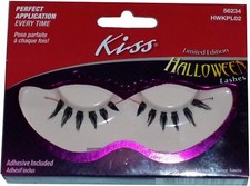 Kiss Fake Eyelashes w/ Adhesive Limited Edition Halloween Costume Accessory