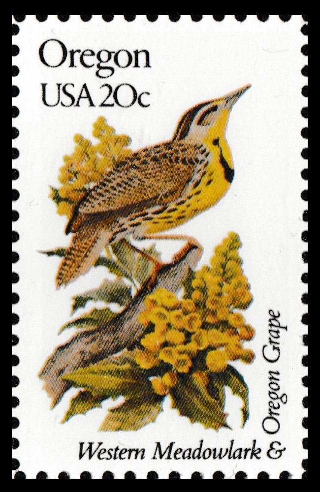 アメリカ合衆国の切手　state birds and flower US 1995 or 1995a State Birds & Flowers Texas 20c single MNH