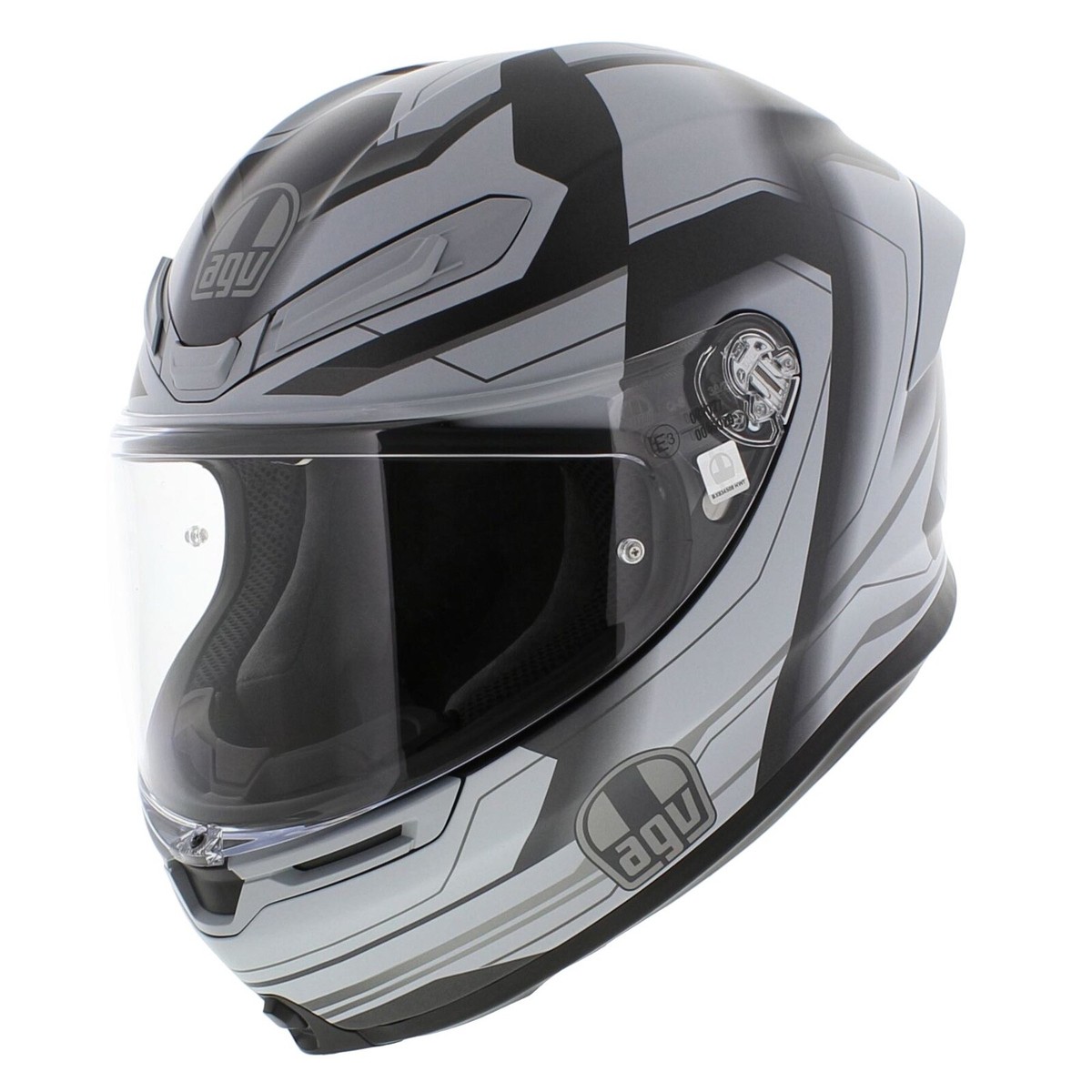 Agv K6 S Ultrasonic Matt Grey Black, Full Face Motorcycle