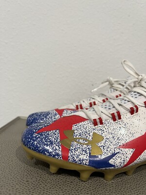 Under Armour Spotlight LE MC USA Football Cleats Mens Size 10