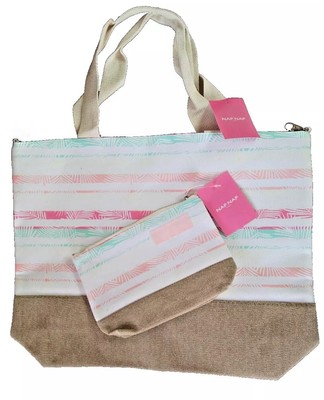NAF NAF ,Grand SAC de PLAGE,env.50X40X15 cm+sa trousse de toilette assortie. /V4