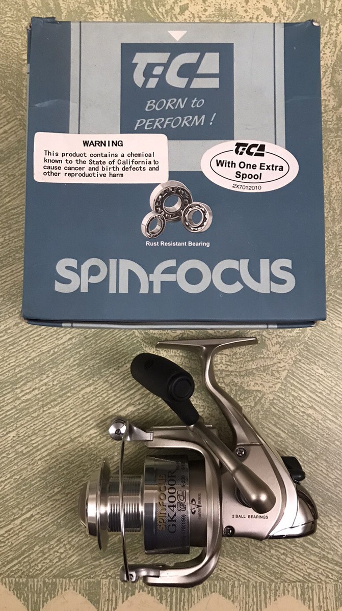 New Tica GK4000R Spin Focus Spinning Reel | eBay