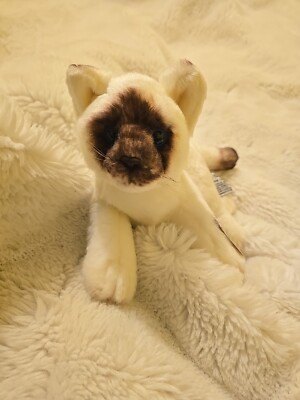 Yomiko Classics Siamese Cat Plush Doll Stuffed Animal Toy Russ