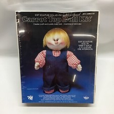 Vintage 1982 Soft Sculpture Doll Kit CARROT TOP DOLL KIT 872 YKI Valiant Craft